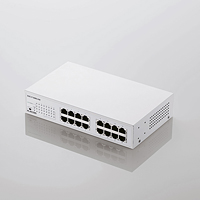 ELECOM 100BASE-TX対応 スイッチングハブ EHC-F16MN-HW