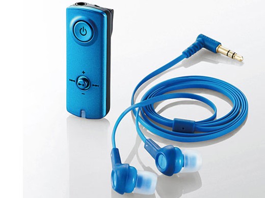 ELECOM AAC対応BT Audio Receiver (イヤホン付) LBT-PHP150BU LBT-PHP150BU