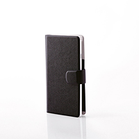 ELECOM スマートフォン用手帳型マルチカバー(スリム・S) P-01WDT2BK P-01WDT2BK