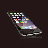 ELECOM iPhone 6s / 6用液晶保護ガラス/フレーム付 PM-A15FLPGGOBK