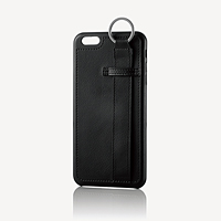 ELECOM iPhone6Plus/6sPlusオープンレザー固定バンド PM-A15LPLOSBK PM-A15LPLOSBK