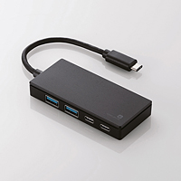 ELECOM USB Type-Cコネクタ搭載USBハブ U3HC-A412BBK U3HC-A412BBK