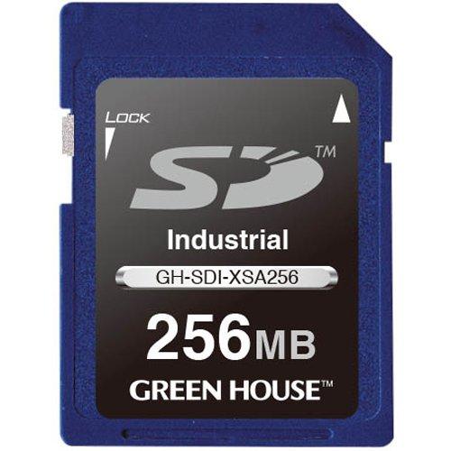 GREENHOUSE SDカード / SDHCカード(工業用) GH-SDI-XSA256