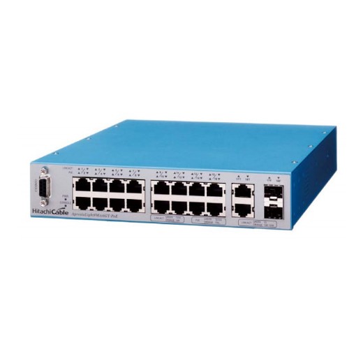 HITACHI PoE対応HUB RoHS指令対応/電源内蔵 APLFM116GTPOE