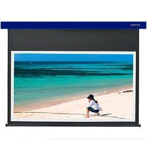 KIKUCHI 電動スクリーン100型 コバルトブルー SES-100HDPG_B
