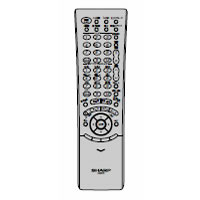 SHARP 液晶テレビ用 リモコン 106380119
