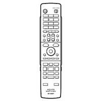 SHARP DVD用 リモコン 46380191