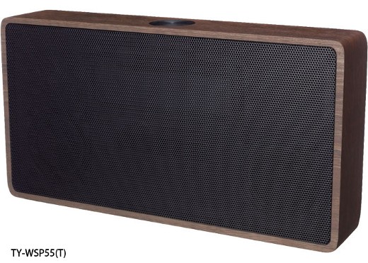 TOSHIBA ワイヤレススピーカー 最大出力5W×2 木目調 TY-WSP55_T