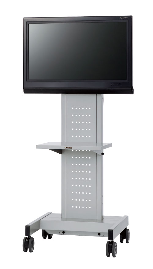 AURORA 脚幅がコンパクトな安全な中型スタンド TV台 〜42 FVS-37