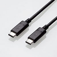 ELECOM USB2.0P[u/C-C^Cv/FØi/USB Power DeliveryÎ/5AoÍ/1.0m/ubN 