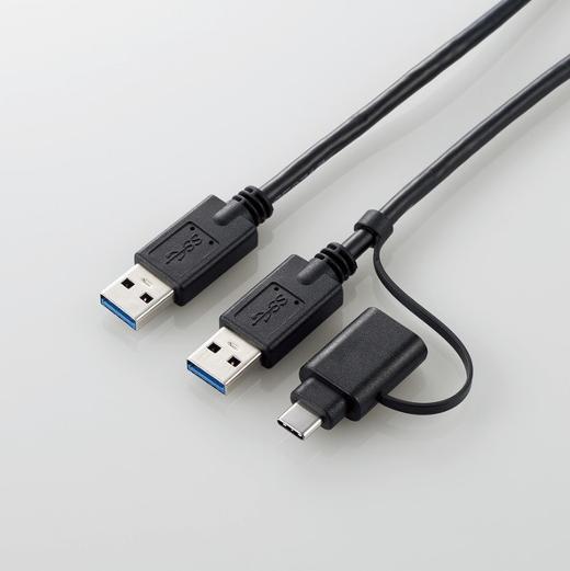 ELECOM f[^ÚsP[u/USB3.0/Type-CA_v^t®/1.5m/ubN ¦úwèsÂ 