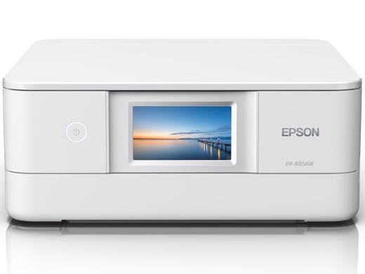 EPSON A4カラーインクジェット複合機/Colorio/6色/無線LAN/Wi-Fi Direct/ホワイト 