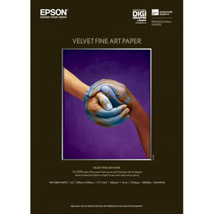 EPSON Velvet Fine Art Paper A3 10 