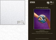 EPSON Velvet Fine Art Paper A4 10 KA410VFA